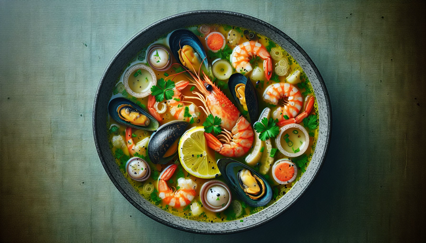 Sopa de mariscos