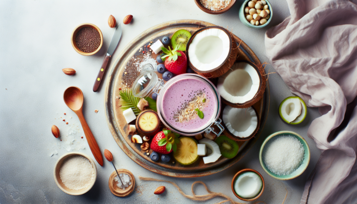 Descubre la receta del sabroso y saludable BATIDO DE COCO 8 Batido de Coco y Taro