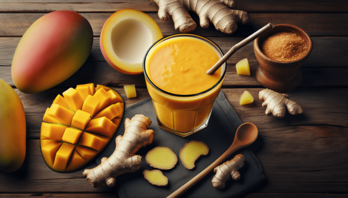 Disfruta de un delicioso BATIDO DE MANGO Y JENGIBRE: receta saludable y sabrosa 10 Batido de Mango y Jengibre