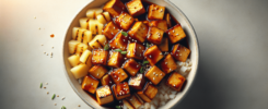Disfruta de un bowl de TOFU HULI HULI: saludable y sabroso 3 Bowl de Tofu Huli Huli