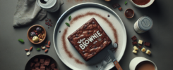 Brownie vegano