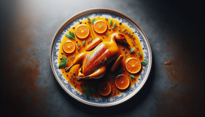 CANARD À L’ORANGE (PATO A LA NARANJA)