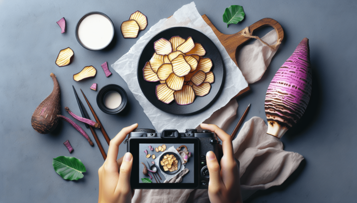 Disfruta de una deliciosa receta de CHIPS DE TARO saludables y sabrosos 10 Chips de Taro