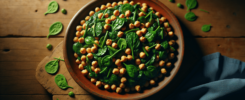 Garbanzos con Espinacas