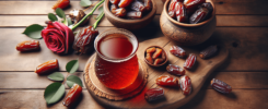 Descubre JALLAB: BEBIDA DE DÁTILES Y ROSAS – receta saludable y deliciosa para refrescar tu paladar 2 Jallab Bebida de datiles y rosas