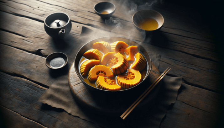 Deliciosa receta de KABOCHA NO NIMONO: paso a paso para preparar calabaza hervida 9 Kabocha no Nimono (calabaza hervida)