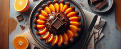 Keke de Naranja y Chocolate