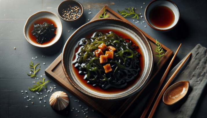 Disfruta de la auténtica receta de KOMBU TSUKUDANI: algas cocidas en salsa dulce 3 Kombu Tsukudani (algas cocidas en salsa dulce)