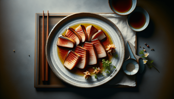 Descubre la tradición gastronómica japonesa con nuestro delicioso KUJIRA NO TATAKI: el auténtico filete de ballena ligeramente asado 5 Kujira no tataki (filete de ballena ligeramente asado)