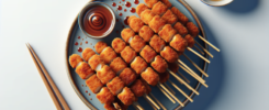 Kushikatsu (pinchos empanizados y fritos)