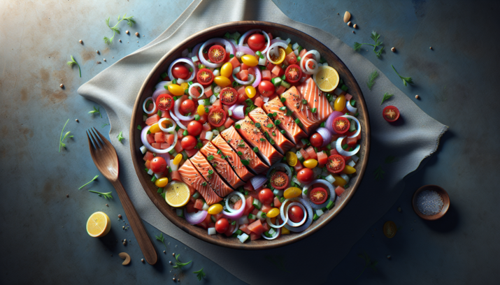 Deléitate con una receta saludable y sabrosa de LOMI LOMI SALMÓN 8 Lomi Lomi Salmón