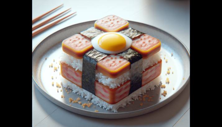 Musubi de Spam y Huevo