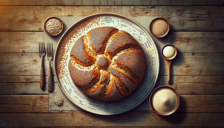 PAIN AUX GRAINES DE SÉSAME (PAN DE SEMILLAS DE SÉSAMO)