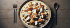 POULET À LA CRÈME (POLLO A LA CREMA)
