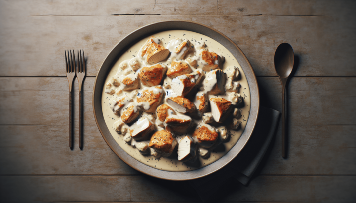 Receta saludable y sabrosa: cómo preparar POULET À LA CRÈME (POLLO A LA CREMA) en casa 1 POULET À LA CRÈME (POLLO A LA CREMA)