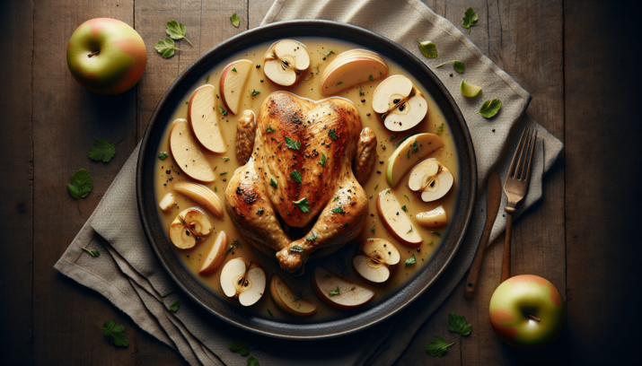 POULET À LA NORMANDE (POLLO A LA NORMANDA)