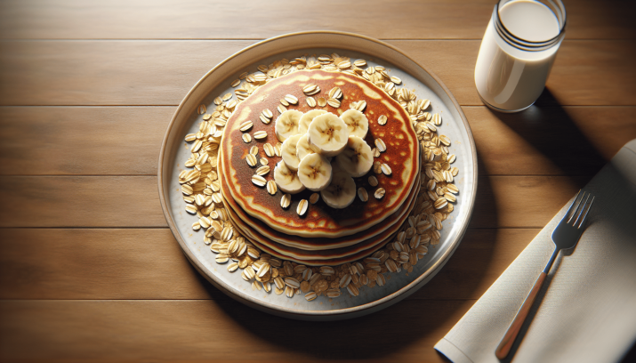 Receta Saludable. PANQUEQUES DE AVENA Y PLÁTANO - Deliciosos y Nutritivos 1 Panqueques de avena y platano