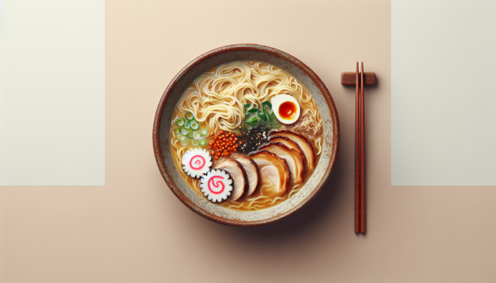 Ramen (fideos en caldo con varios acompañamientos)