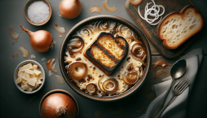 SOUPE À L’OIGNON (SOPA DE CEBOLLA FRANCESA): una receta saludable y sabrosa que no te puedes perder 10 SOUPE À L’OIGNON (SOPA DE CEBOLLA)