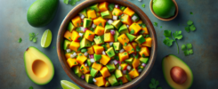 Salsa de Mango y Aguacate