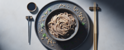 Soba fideos de trigo sarraceno