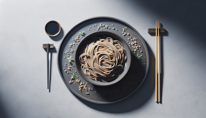 Soba fideos de trigo sarraceno