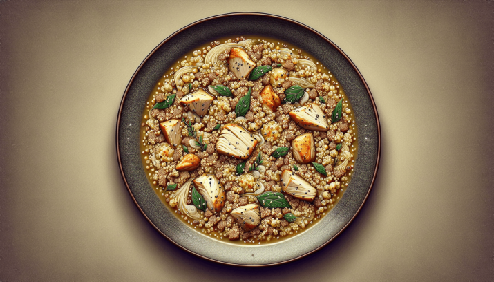 SOPA DE QUINUA CON POLLO. Receta Saludable y Sabrosa para Nutrir tu Día 8 Sopa De Quinua Con Pollo