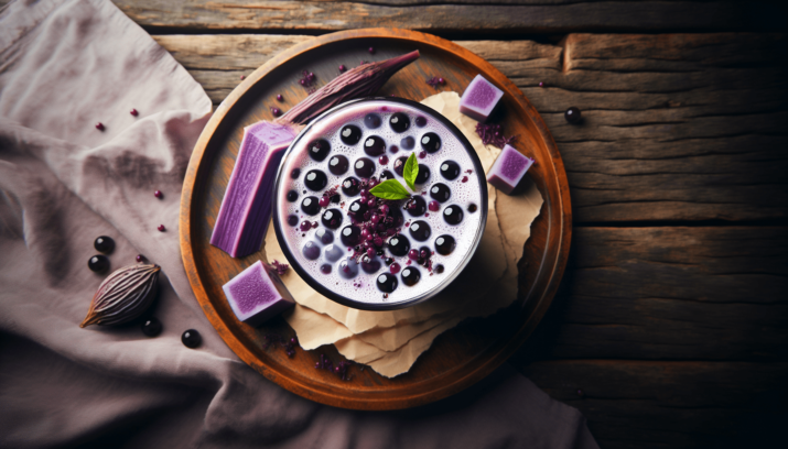 Deliciosa receta de TARO BUBBLE TEA: sabor saludable en cada sorbo 1 Taro Bubble Tea 7n1469y065ne0eywk816r0ssy5vlcfdqnu