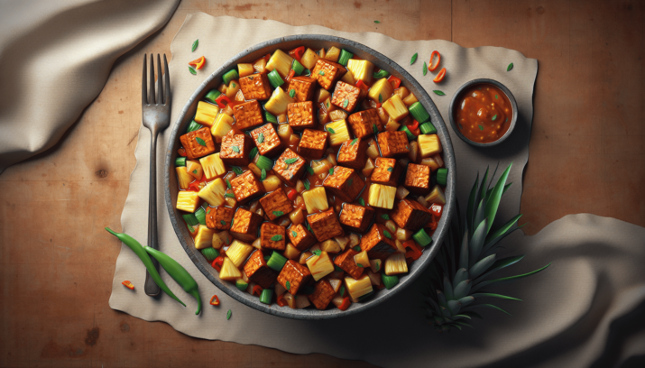 Deliciosa receta de TEMPEH HULI HULI: una opción saludable y sabrosa para tus comidas 7 Tempeh Huli Huli