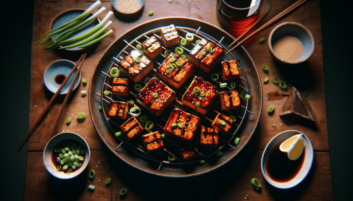 Receta de TOFU TERIYAKI a la parrilla: saludable y sabrosa 1 Tofu Teriyaki a la Parrilla