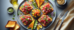 TOSTADAS DE ATÚN POKE: una receta saludable y sabrosa para disfrutar 2 Tostadas de Atún Poke