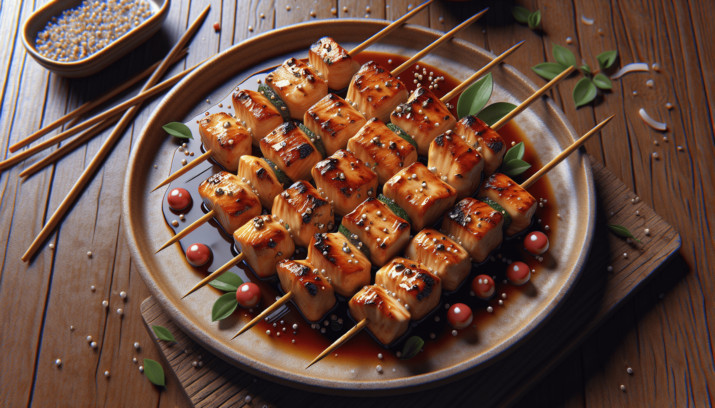 Descubre cómo preparar deliciosas BROCHETAS DE YAKITORI: la receta japonesa perfecta 5 Yakitori (brochetas de pollo a la parrilla)