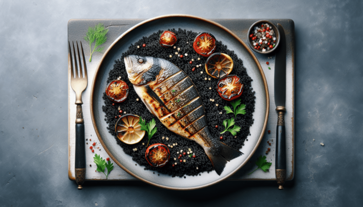 Receta de CUS CUS NEGRO CON CORVINA a la Plancha. Delicia Gourmet 10 cus cus negro con corvina a la plancha 7n12s5ftlbvrszbo0rywf4t1y4y9arvmm2